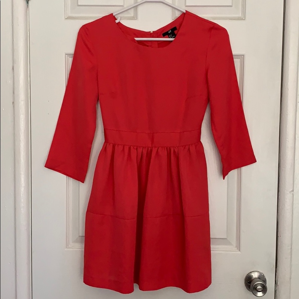 Pinky red sweet dress 😻